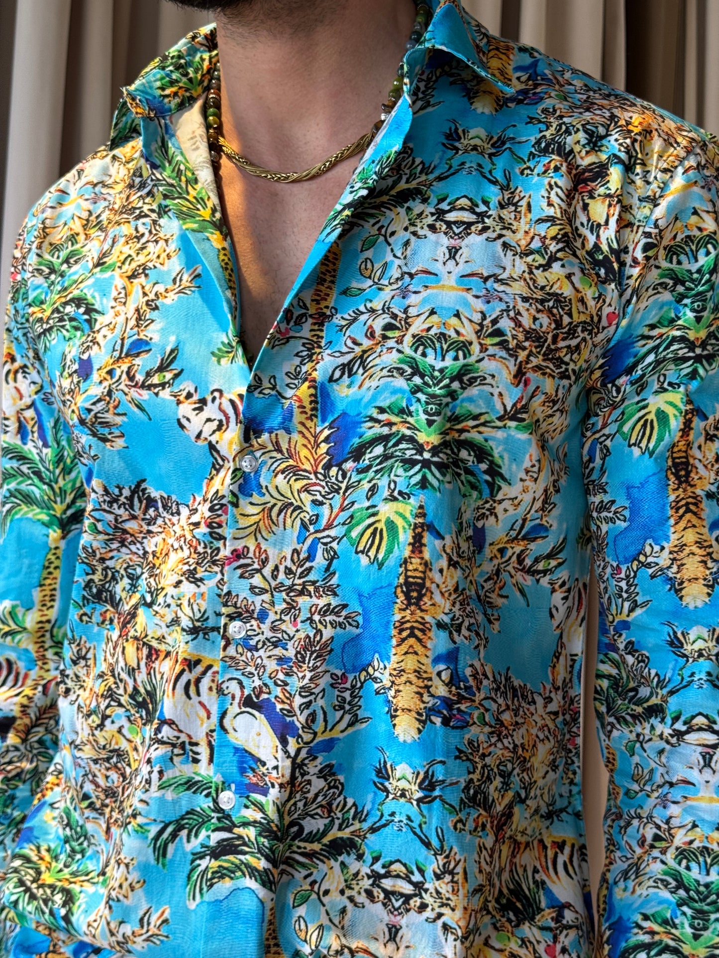 Camicia Viscosa Fantasia