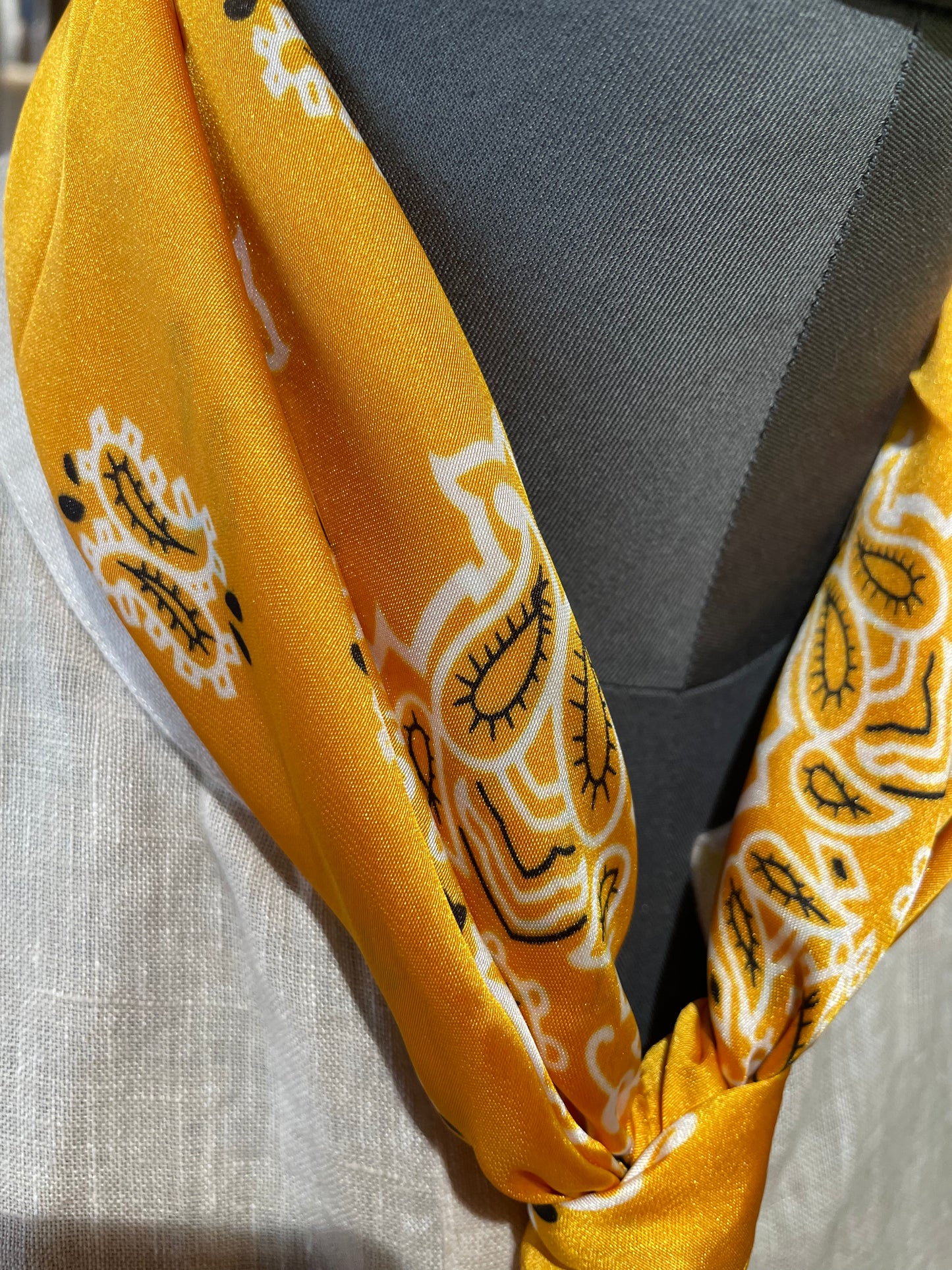 Foulard Bandana Senape
