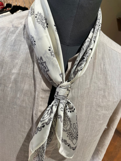 Foulard Bandana Bianco