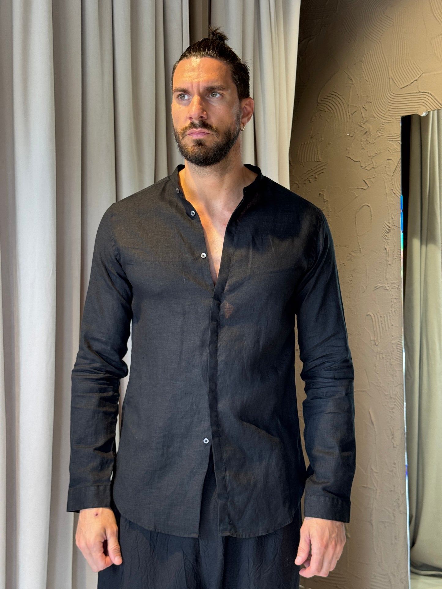 Camicia Lino Coreana