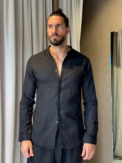 Camicia Lino Coreana