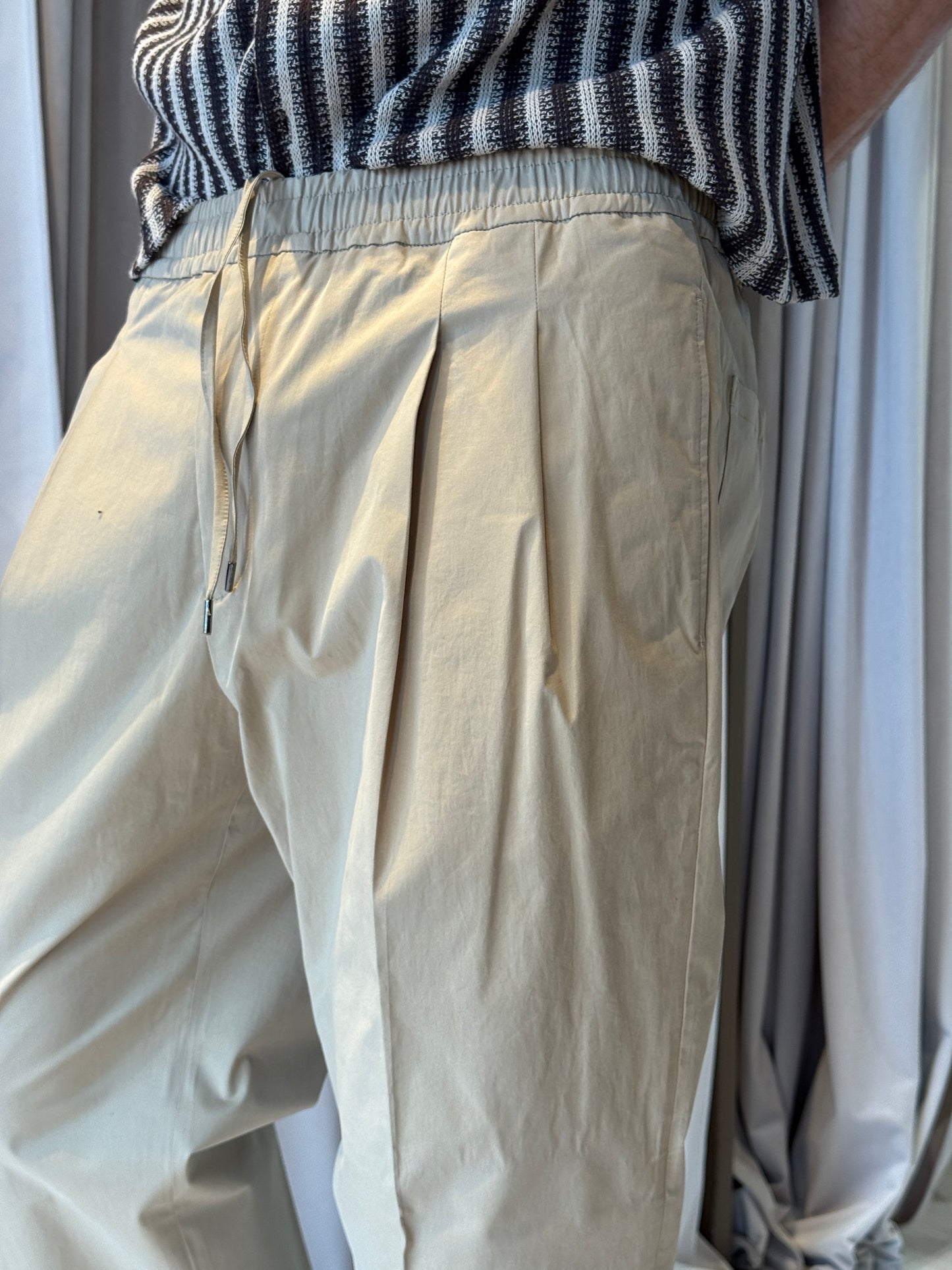 Pantalone Baddy Beige