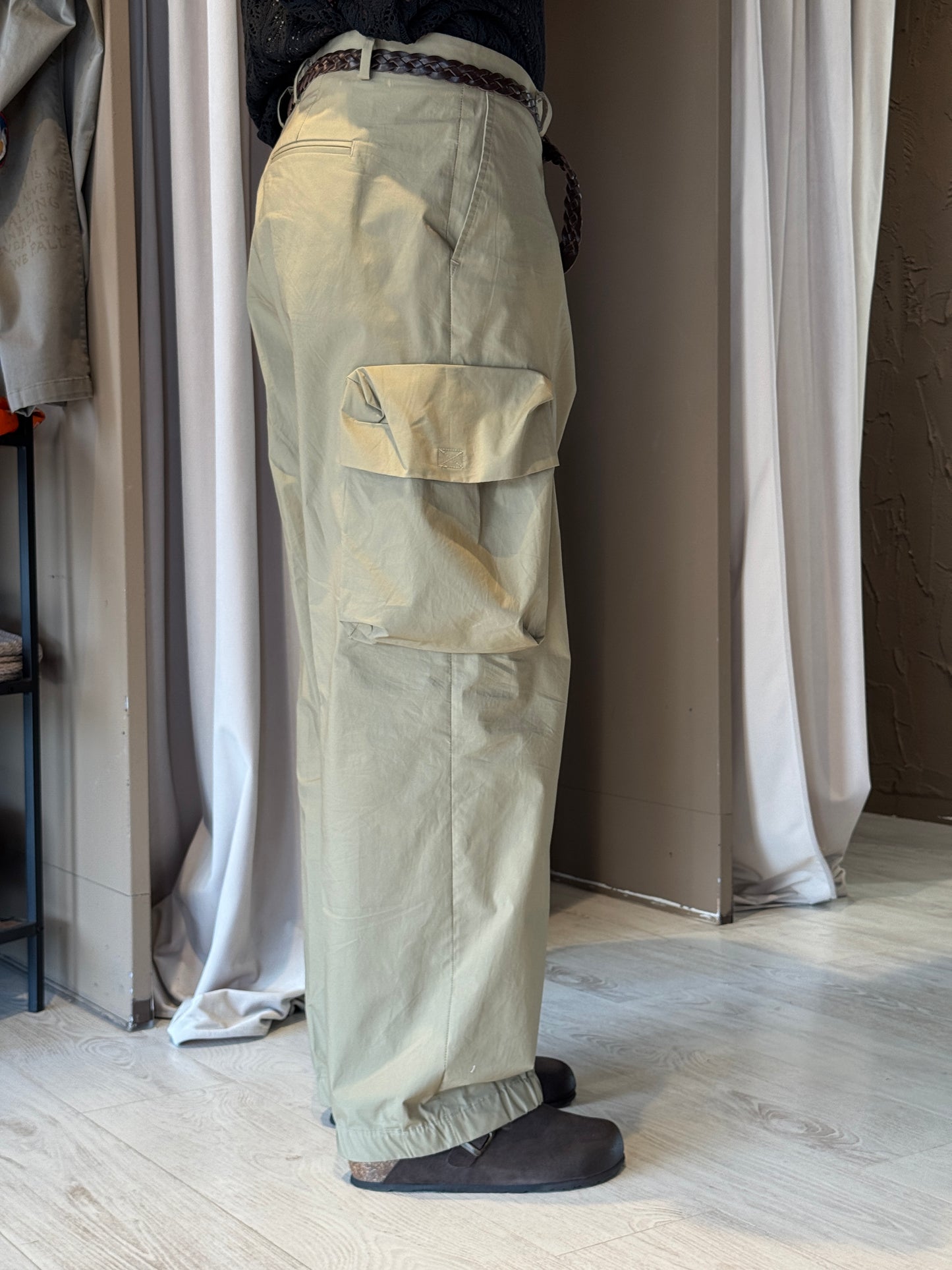 Pantalone Cargo Verde M.
