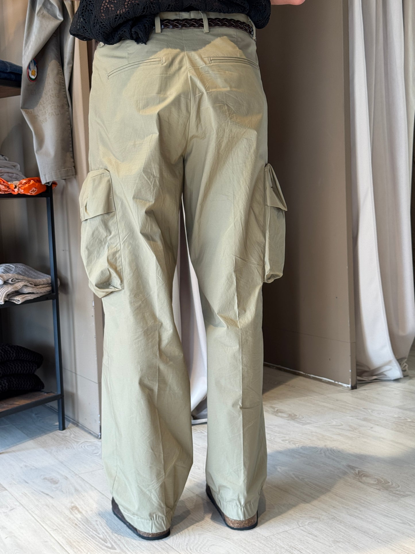 Pantalone Cargo Verde M.