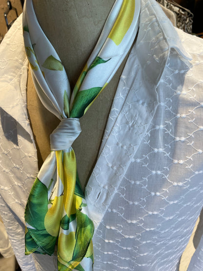 Foulard Limone Bianco